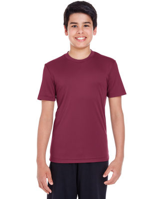 Team 365 TT11Y Youth Zone Performance T-Shirt in Sport dark maroon