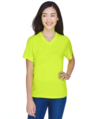 Team 365 TT11W Ladies' Zone Performance T-Shirt in Safety yellow