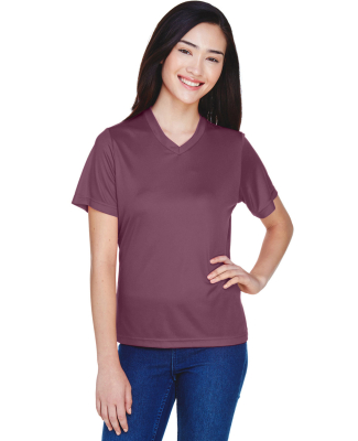 Team 365 TT11W Ladies' Zone Performance T-Shirt in Sport dark maroon