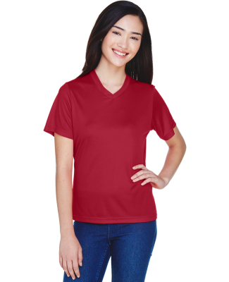 Team 365 TT11W Ladies' Zone Performance T-Shirt in Sport scarlet red