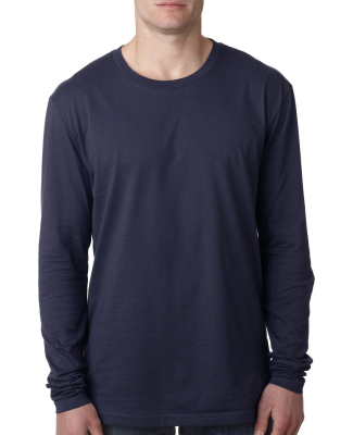 Next Level 3601 Men's Long Sleeve Crew in Midnight navy