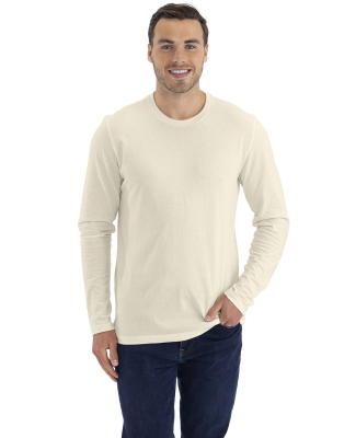 Next Level 3601 Men's Long Sleeve Crew in Natural