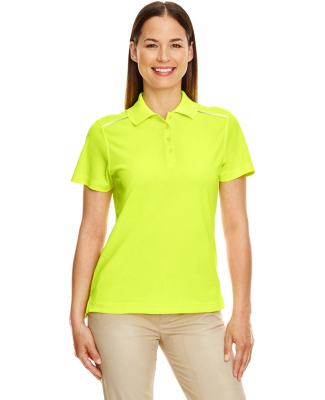 Core 365 78181R Ladies' Radiant Performance Piqué in Safety yellow