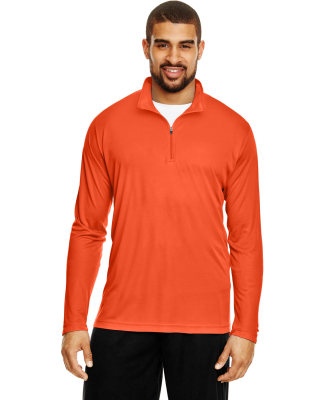 Team 365 TT31 Men's Zone Performance Quarter-Zip in Sport orange