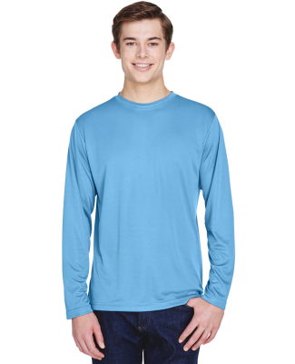 Team 365 TT11L Men's Zone Performance Long-Sleeve  in Sport light blue