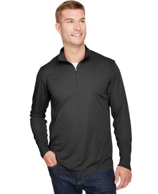 Team 365 TT31H Men's Zone Sonic Heather Performanc in Black heather