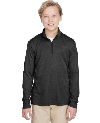 Team 365 TT31HY Youth Zone Sonic Heather Performan in Black heather