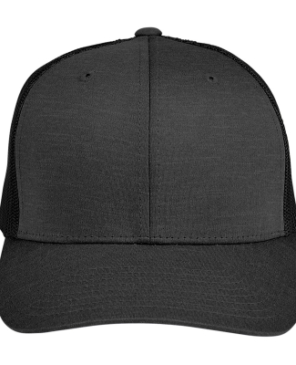 Team 365 TT802 by Yupoong Adult Zone Sonic Heather in Blk hthr/ black