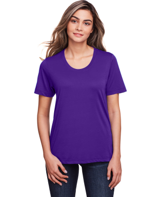 Core 365 CE111W Ladies' Fusion ChromaSoft™ Perfo in Campus purple