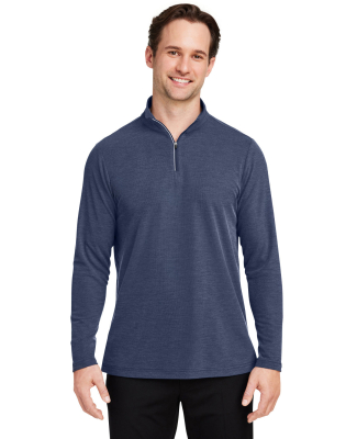 Core 365 CE405 Men's Fusion ChromaSoft™ Pique Qu in Classic Navy Heather