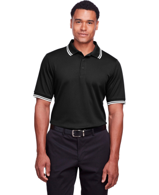 Devon and Jones DG20C Men's CrownLux Performance™ Plaited Tipped Polo