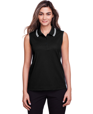 Devon and Jones DG20SW Ladies' CrownLux Performanc in Black/ white