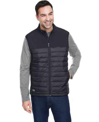 DRI DUCK 5318 Men's Summit Puffer Body Softshell V in Black