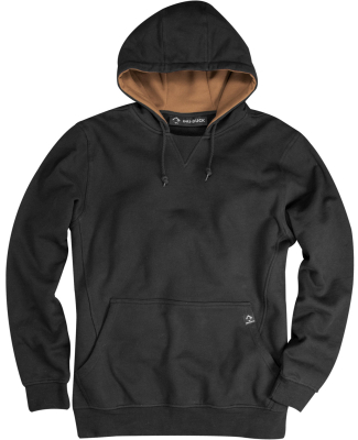 DRI DUCK 7035 Cotton Blend Pullover Hooded Sweatsh in Black