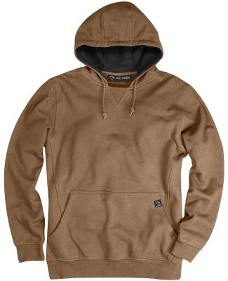 DRI DUCK 7035 Cotton Blend Pullover Hooded Sweatsh in Saddle