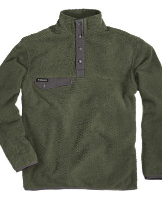 DRI DUCK 7355 Men's Brooks Sherpa Fleece Pullover in Sage