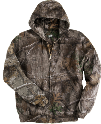 DRI DUCK 5034 Men's Laramie Canvas Hooded Jacket in Realtree edge
