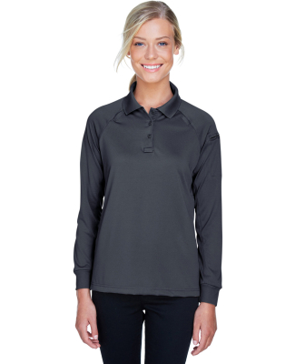 Harriton M211LW Ladies' Advantage Snag Protection  in Dark charcoal