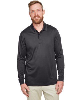 Harriton M348LT Men's Tall Advantage Long Sleeve S in Dark charcoal