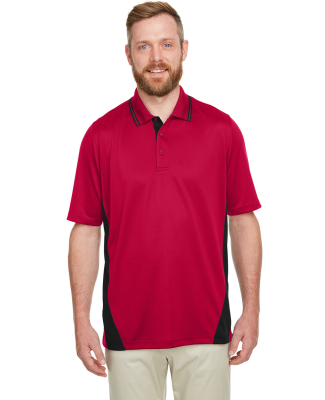 Harriton M386 Men's Flash Snag Protection Plus IL  in Red/ black