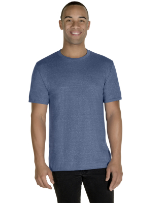 Jerzees 88M Adult Snow Heather T-Shirt in Denim