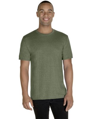 Jerzees 88M Adult Snow Heather T-Shirt in Military green