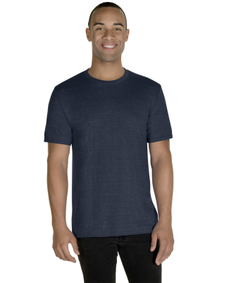 Jerzees 88M Adult Snow Heather T-Shirt in Navy