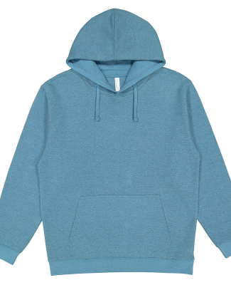LA T 201Z Adult Pullover Fleece Hoodie in Bermuda blackout