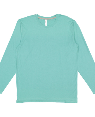 LA T 6918 Men's Fine Jersey Long-Sleeve in Saltwater