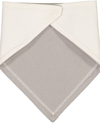 Rabbit Skins 1012 Infant Premium Jersey Bandana Bi in Natural/ titanium