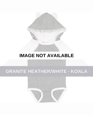 Rabbit Skins 4418 Infant Long Sleeve Fine Jersey B Granite Heather/White - Koala