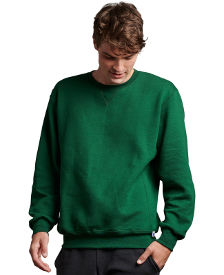 Russell Athletic 698HBM Unisex Dri-Power® Crewnec in Dark green