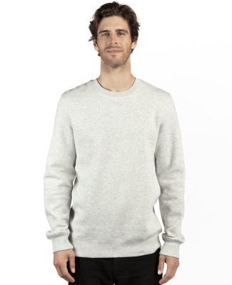 Threadfast Apparel 320C Unisex Ultimate Crewneck S in Oatmeal Heather