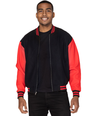 Threadfast Apparel 364J Unisex Legend Jacket in Black/ red