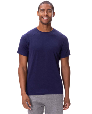 Threadfast Apparel 382R Unisex Impact Raglan T-Shi in Navy