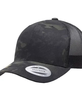 Yupoong-Flex Fit 6606 Retro Trucker Multicam® Sna BLACK MULTICAM