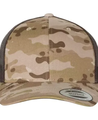 Yupoong-Flex Fit 6606 Retro Trucker Multicam® Sna MLTICM ARID/ BRN