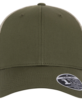 Yupoong-Flex Fit 110M Adult 110® Mesh Cap in Olive/ Khaki