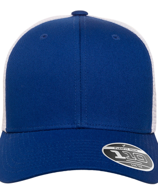 Yupoong-Flex Fit 110M Adult 110® Mesh Cap in Royal/ white