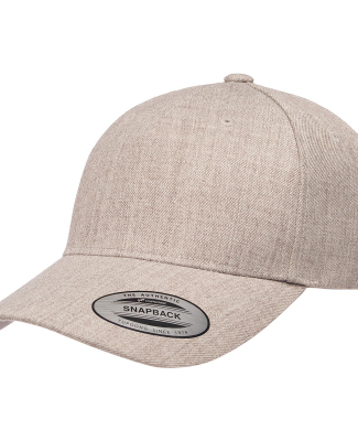 Yupoong-Flex Fit 5789M Classic Premium Snapback Ca in Heather grey