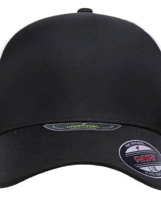 Yupoong-Flex Fit 5511UP Unipanel Cap in Black/ white