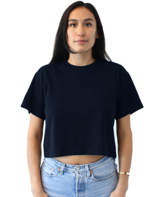 Next Level Apparel 1580 Ladies' Ideal Crop T-Shirt in Midnight navy