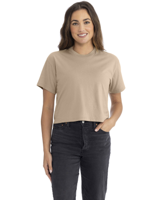 Next Level Apparel 1580 Ladies' Ideal Crop T-Shirt in Tan