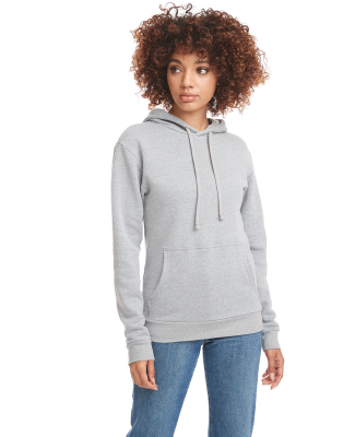 Next Level Apparel 9302 Unisex Malibu Pullover Hoo in Heather Grey