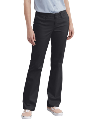 Dickies FP121 Ladies' Slim Fit Boot Cut Stretch Tw in Black _06