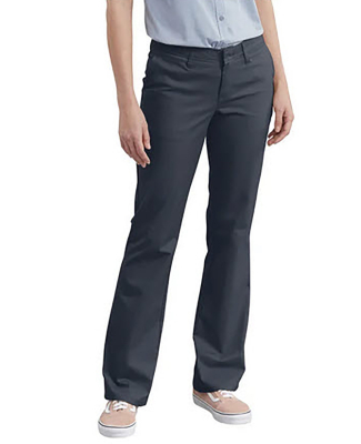 Dickies FP121 Ladies' Slim Fit Boot Cut Stretch Tw in Dark navy _04