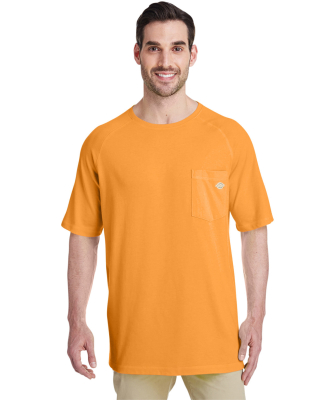 Dickies SS600 Men's 5.5 oz. Temp-IQ Performance T- in Bright orange