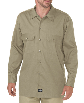 Dickies WL675 Men's FLEX Relaxed Fit Long-Sleeve Twill Work Shirt Catalog