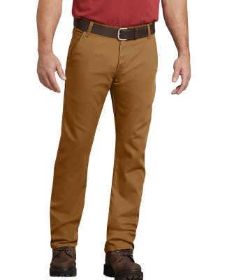 Dickies DP802 Men's FLEX Regular Fit Straight Leg in Stnwsh br dck _30