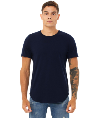 Bella + Canvas 3003 FWD Fashion Men's Curved Hem S in Navy